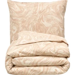 Dekbedovertrek Marble Soft Pink 200x220 cm^ Beddengoed|Dekbedovertrekken