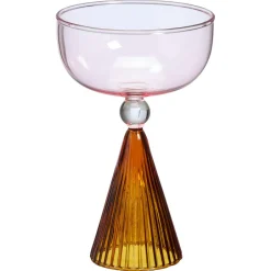 Drinkglas Nouveau Roze/Amber - 200 ml^ Glazen