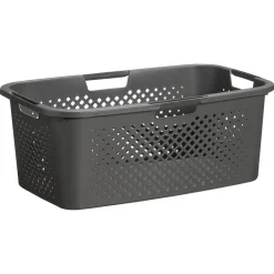 Heupwasmand Rattan Ruit Antraciet 40 Liter^ Wasmanden