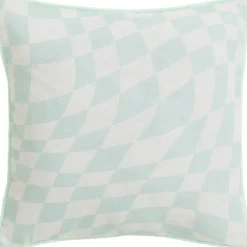 Kussen Wave Blocks Mint 45x45 cm^ Sierkussens