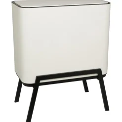 Prullenbak Op Pootjes 28+12+5 Liter Beige^ Afvalbakken