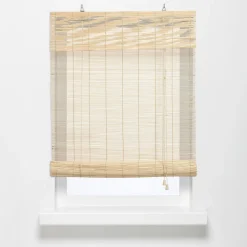 Rolgordijn Bamboe Naturel 150x160 cm^ Rolgordijnen