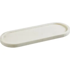 Tray Badkamer Ovaal Marmer^ Badkameraccessoires
